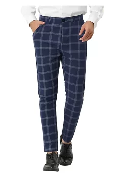 Best Sale 💯 Lars Amadeus Men's 👗 Dress Plaid Pants Slim Fit Flat Front Business Pencil Trousers with Pockets 🥰 18 Best Sale 💯 Lars Amadeus Men's 👗 Dress Plaid Pants Slim Fit Flat Front Business Pencil Trousers with Pockets 🥰 -Cheap Lars Amadeus Shop Belk 1051