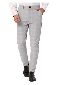 Best Sale 💯 Lars Amadeus Men's 👗 Dress Plaid Pants Slim Fit Flat Front Business Pencil Trousers with Pockets 🥰 23 Best Sale 💯 Lars Amadeus Men's 👗 Dress Plaid Pants Slim Fit Flat Front Business Pencil Trousers with Pockets 🥰 -Cheap Lars Amadeus Shop Belk 1056