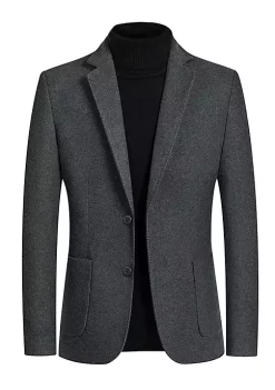 Flash Sale 🌟 Lars Amadeus Men's 👗 Dress Slim Fit Blazer Two Button Single Breasted Notch Lapel Business Suit Sports 🧥 Coat 😍 -Cheap Lars Amadeus Shop Belk 1064