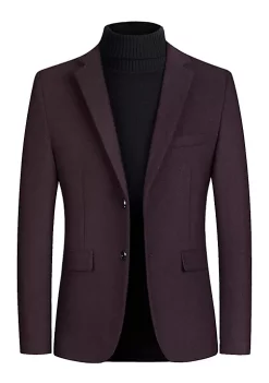 Flash Sale 🌟 Lars Amadeus Men's 👗 Dress Slim Fit Blazer Two Button Single Breasted Notch Lapel Business Suit Sports 🧥 Coat 😍 -Cheap Lars Amadeus Shop Belk 1067