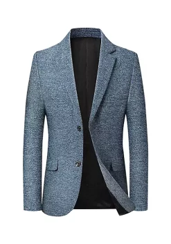 Buy 😍 Lars Amadeus Men's Prom Sports 🧥 Coat Slim Fit 2 Button Formal 👗 Dress Suit Jacket Blazers 👏