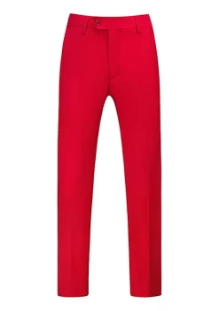 Wholesale 👏 Lars Amadeus Men's 👗 Dress Pants Slim Fit Flat Front Chino Business Wedding Suit Pants 😉