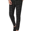 Budget 🔥 Lars Amadeus Men's 👗 Dress Plaid Slim Fit Flat Front Business Pants 🔔