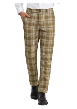 Best reviews of 👏 Lars Amadeus Men's Plaid Business Pants Regular Fit Formal Prom Checked Trousers 🌟 -Cheap Lars Amadeus Shop Belk 1195