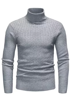 Top 10 🔔 Lars Amadeus Men's Turtleneck Sweaters Winter Ribbed Cable Slim Fit Knit Pullover Sweater ⌛ -Cheap Lars Amadeus Shop Belk 1230
