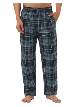 Wholesale 🎁 Lars Amadeus Men's Winter Sleepwear Flannel Drawstring Plaid Patterned Elastic Waistband Home Pajama Pants with Pockets 🛒 -Cheap Lars Amadeus Shop Belk 1313