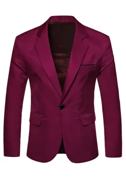 Buy ✨ Lars Amadeus Men's Business Casual Sport 🧥 Coats Slim Fit One Button 👗 Dress Blazer 🛒 -Cheap Lars Amadeus Shop Belk 1327