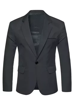 Buy ✨ Lars Amadeus Men's Business Casual Sport 🧥 Coats Slim Fit One Button 👗 Dress Blazer 🛒 -Cheap Lars Amadeus Shop Belk 1332
