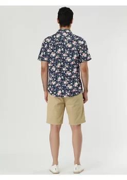 Top 10 👏 Lars Amadeus Men's Zebra Print 👕 Shirt ☀️ Summer Floral Printed Short Sleeves Button Down Beach Hawaiian 👕 Shirt 🔥 -Cheap Lars Amadeus Shop Belk 1339