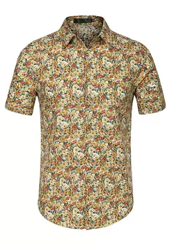 Top 10 👏 Lars Amadeus Men's Zebra Print 👕 Shirt ☀️ Summer Floral Printed Short Sleeves Button Down Beach Hawaiian 👕 Shirt 🔥 -Cheap Lars Amadeus Shop Belk 1344