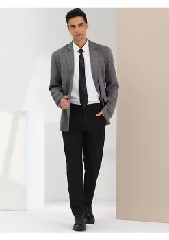 Outlet 👍 Lars Amadeus Men's Nightshirt Cotton Sleep 👚 Shirt V-Neck Side Split Long Gown with Pocket ✨ -Cheap Lars Amadeus Shop Belk 14