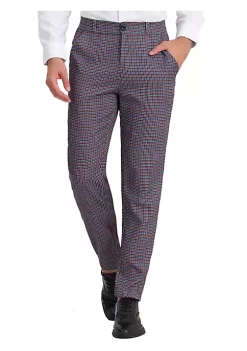 Top 10 ❤️ Lars Amadeus Men's Casual Geometric Printed Color Block Flat Front 👗 Dress Pants 🔥 -Cheap Lars Amadeus Shop Belk 1463