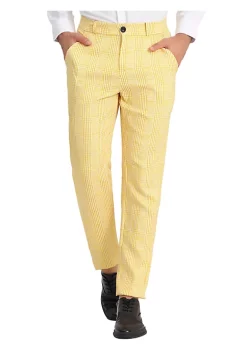 Top 10 ❤️ Lars Amadeus Men's Casual Geometric Printed Color Block Flat Front 👗 Dress Pants 🔥 -Cheap Lars Amadeus Shop Belk 1467