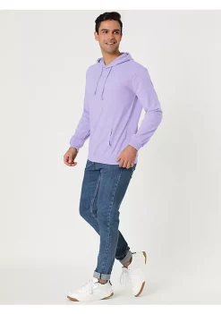 New 🛒 Lars Amadeus Men's Hoodie Sweatshirt Long Sleeves Soild Drawstring Pullover with Pocket 🔥 -Cheap Lars Amadeus Shop Belk 1491