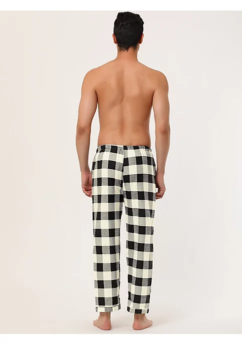 Best Sale 👏 Lars Amadeus Men's Plaid Flannel Pajamas Bottoms Drawstring Side Pockets Checked Elastic Waist Sleepwear Sleep Lounge Pjs Pants ✨ 5 Best Sale 👏 Lars Amadeus Men's Plaid Flannel Pajamas Bottoms Drawstring Side Pockets Checked Elastic Waist Sleepwear Sleep Lounge Pjs Pants ✨ - Image 5