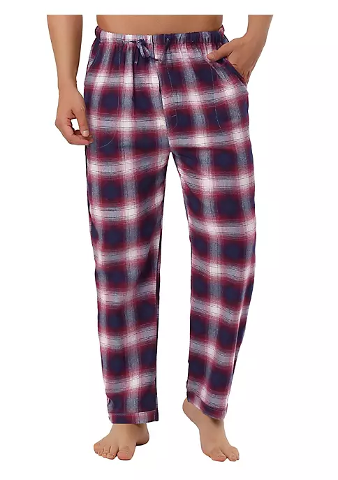 Best Sale 👏 Lars Amadeus Men's Plaid Flannel Pajamas Bottoms Drawstring Side Pockets Checked Elastic Waist Sleepwear Sleep Lounge Pjs Pants ✨ 7 Best Sale 👏 Lars Amadeus Men's Plaid Flannel Pajamas Bottoms Drawstring Side Pockets Checked Elastic Waist Sleepwear Sleep Lounge Pjs Pants ✨ - Image 7