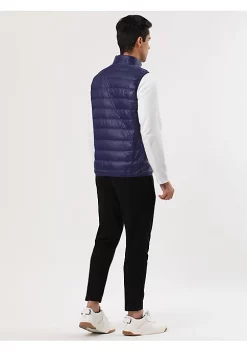 New 🥰 Lars Amadeus Men's Winter Lightweight Packable Zip Up Sleeveless Padded Puffer Vest 🤩 -Cheap Lars Amadeus Shop Belk 1695