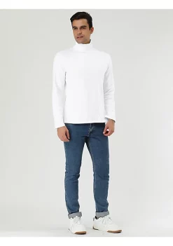 Flash Sale 🥰 Lars Amadeus Men's Turtleneck Top Slim Fit Long Sleeve Pullover Turtle Neck 👚 Shirt 💯 -Cheap Lars Amadeus Shop Belk 172