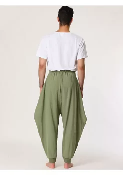 Coupon 😍 Lars Amadeus Men's Harem Drop Crotch Hip Hop Yoga Parachute Baggy 🔨 Hammer Pants 😀 -Cheap Lars Amadeus Shop Belk 1739