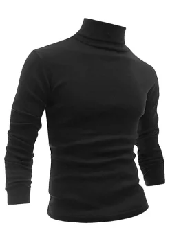 Flash Sale 🥰 Lars Amadeus Men's Turtleneck Top Slim Fit Long Sleeve Pullover Turtle Neck 👚 Shirt 💯 -Cheap Lars Amadeus Shop Belk 174