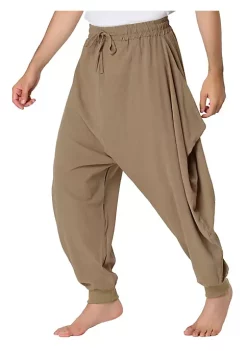 Coupon 😍 Lars Amadeus Men's Harem Drop Crotch Hip Hop Yoga Parachute Baggy 🔨 Hammer Pants 😀 -Cheap Lars Amadeus Shop Belk 1744