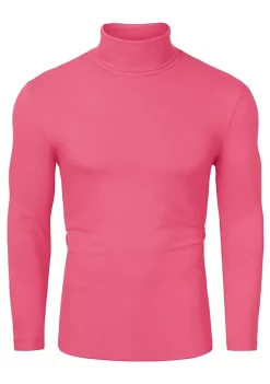 Flash Sale 🥰 Lars Amadeus Men's Turtleneck Top Slim Fit Long Sleeve Pullover Turtle Neck 👚 Shirt 💯 -Cheap Lars Amadeus Shop Belk 175