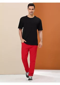 Promo 🔔 Lars Amadeus Men's Casual 👖 Jeans Skinny Slim Fit Comfy Stretch Denim Pants 😉 -Cheap Lars Amadeus Shop Belk 1770