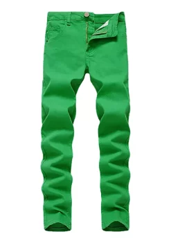 Promo 🔔 Lars Amadeus Men's Casual 👖 Jeans Skinny Slim Fit Comfy Stretch Denim Pants 😉 -Cheap Lars Amadeus Shop Belk 1774