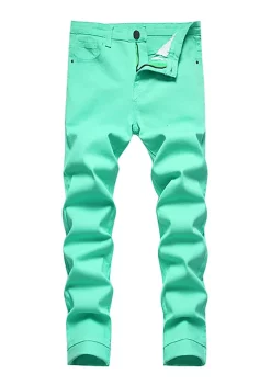 Promo 🔔 Lars Amadeus Men's Casual 👖 Jeans Skinny Slim Fit Comfy Stretch Denim Pants 😉 -Cheap Lars Amadeus Shop Belk 1775