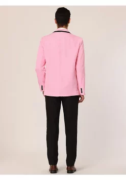 Cheap 👍 Lars Amadeus Men's Business Slim Fit Blazer Single Breasted One Button Prom Suit Sports 🧥 Coat 👍 -Cheap Lars Amadeus Shop Belk 1791