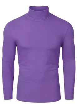 Flash Sale 🥰 Lars Amadeus Men's Turtleneck Top Slim Fit Long Sleeve Pullover Turtle Neck 👚 Shirt 💯 -Cheap Lars Amadeus Shop Belk 181