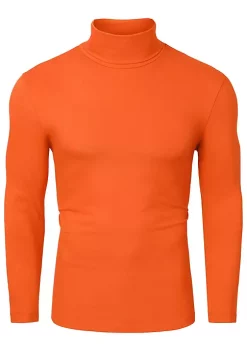 Flash Sale 🥰 Lars Amadeus Men's Turtleneck Top Slim Fit Long Sleeve Pullover Turtle Neck 👚 Shirt 💯 -Cheap Lars Amadeus Shop Belk 182