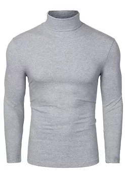 Flash Sale 🥰 Lars Amadeus Men's Turtleneck Top Slim Fit Long Sleeve Pullover Turtle Neck 👚 Shirt 💯 -Cheap Lars Amadeus Shop Belk 184