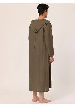 Best deal 🎉 Lars Amadeus Men's Nightshirt Long Sleep 👚 Shirt Hooded Loungewear Nightgown Pajamas 👍 -Cheap Lars Amadeus Shop Belk 1844