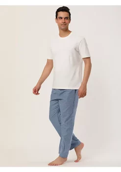 Buy ❤️ Lars Amadeus Men's Plaid Pajama Pants Drawstring Lounge Sleep Elastic Waistband Home Pants PJ Bottoms with Pockets 😉 -Cheap Lars Amadeus Shop Belk 1849