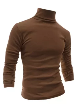 Flash Sale 🥰 Lars Amadeus Men's Turtleneck Top Slim Fit Long Sleeve Pullover Turtle Neck 👚 Shirt 💯 -Cheap Lars Amadeus Shop Belk 185