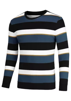 Buy 👏 Lars Amadeus Men's Pullover Crew Neck Long Sleeves Color Block Sweatshirt T-Shirt 😍 -Cheap Lars Amadeus Shop Belk 1855