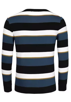Buy 👏 Lars Amadeus Men's Pullover Crew Neck Long Sleeves Color Block Sweatshirt T-Shirt 😍 -Cheap Lars Amadeus Shop Belk 1856