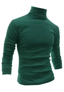 Flash Sale 🥰 Lars Amadeus Men's Turtleneck Top Slim Fit Long Sleeve Pullover Turtle Neck 👚 Shirt 💯 -Cheap Lars Amadeus Shop Belk 186