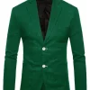 Cheapest 🤩 Lars Amadeus Men's Blazer Solid Slim Fit Single Breasted Lightweight Linen Sports 🧥 Coat Blazer Jacket ⭐