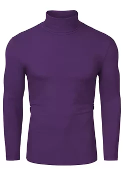 Flash Sale 🥰 Lars Amadeus Men's Turtleneck Top Slim Fit Long Sleeve Pullover Turtle Neck 👚 Shirt 💯 -Cheap Lars Amadeus Shop Belk 188
