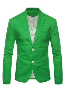 Cheapest 🤩 Lars Amadeus Men's Blazer Solid Slim Fit Single Breasted Lightweight Linen Sports 🧥 Coat Blazer Jacket ⭐ -Cheap Lars Amadeus Shop Belk 1886