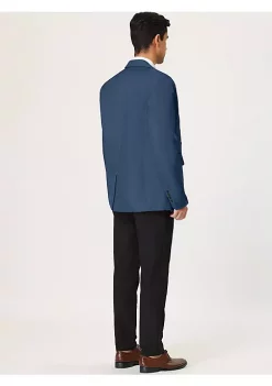 Hot Sale ⭐ Lars Amadeus Men's Business Blazer Slim Fit One Button Suit Jacket Sports 🧥 Coat 🛒 -Cheap Lars Amadeus Shop Belk 1922