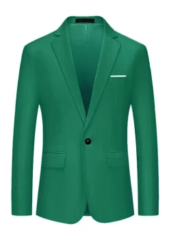 Best Pirce 💯 Lars Amadeus Men's Blazer Single Breasted One Button 👗 Dress Slim Fit Suit Sports 🧥 Coat 🎉 -Cheap Lars Amadeus Shop Belk 2000