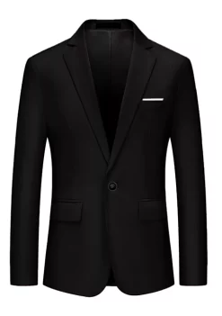 Best Pirce 💯 Lars Amadeus Men's Blazer Single Breasted One Button 👗 Dress Slim Fit Suit Sports 🧥 Coat 🎉 -Cheap Lars Amadeus Shop Belk 2004