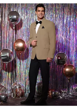 Coupon 🤩 Lars Amadeus Men's Stand Collar Blazer Slim Fit Single Breasted 3 Button Prom Suit Sports 🧥 Coat ⭐ -Cheap Lars Amadeus Shop Belk 2057