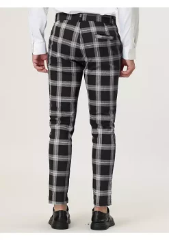 Top 10 🎉 Lars Amadeus Men's Plaid 👗 Dress Pants Classic Slim Fit Chino Business Trousers 🧨 -Cheap Lars Amadeus Shop Belk 2068