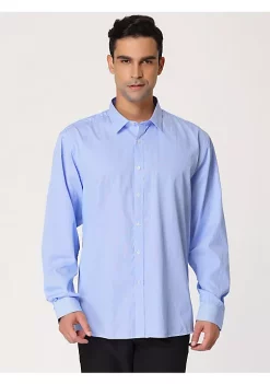 Budget ⭐ Lars Amadeus Men's 👗 Dress Striped 👚 Shirt Long Sleeves Button Down Vertical Stripe 👚 Shirts ⭐ -Cheap Lars Amadeus Shop Belk 2084