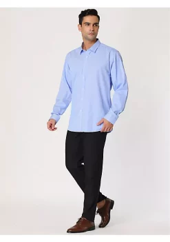 Budget ⭐ Lars Amadeus Men's 👗 Dress Striped 👚 Shirt Long Sleeves Button Down Vertical Stripe 👚 Shirts ⭐ -Cheap Lars Amadeus Shop Belk 2085