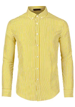 Budget ⭐ Lars Amadeus Men's 👗 Dress Striped 👚 Shirt Long Sleeves Button Down Vertical Stripe 👚 Shirts ⭐ -Cheap Lars Amadeus Shop Belk 2091